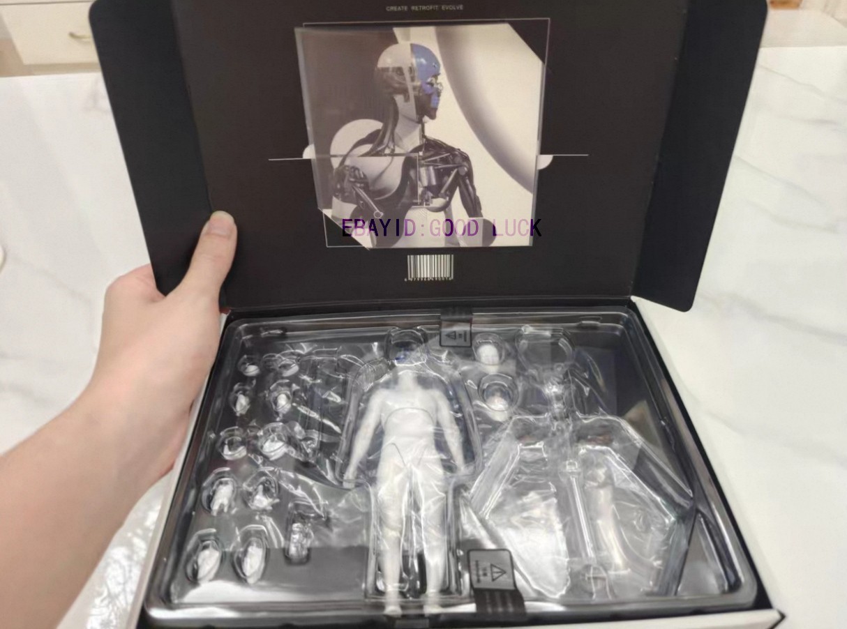 SEXYICE2019 021 CRE Neuron-Tech Manichino Bioroid Troy 1/12 Modellino Bianco
