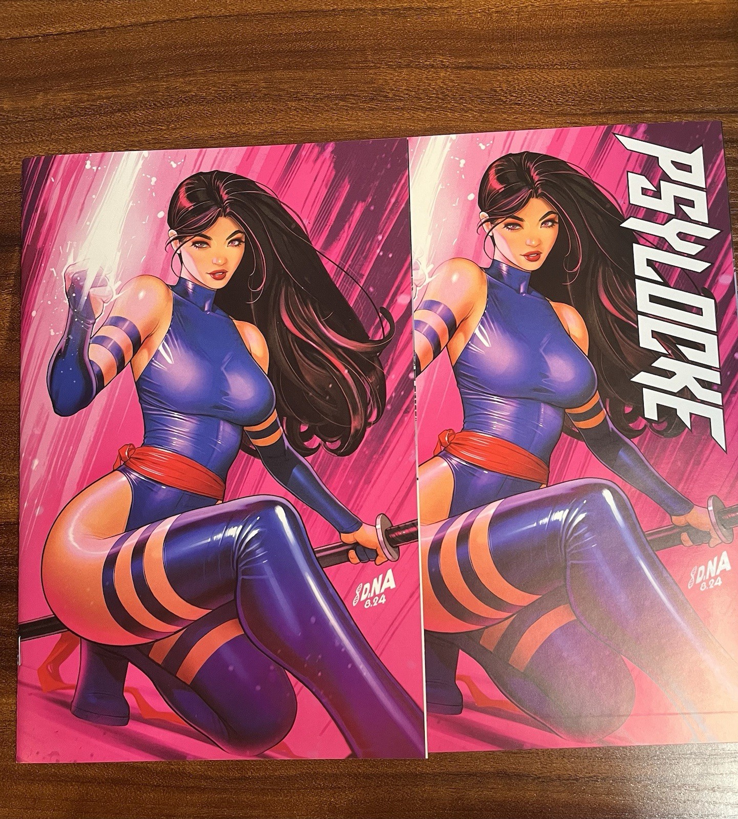 Psylocke #1 David Nakayama Trade/virgin Set