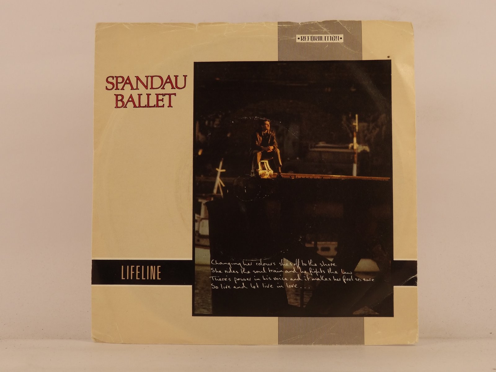 SPANDAU BALLET LIFELINE (134) 2 Track 7" Single plus Picture Sleeve CHRYSALIS RE