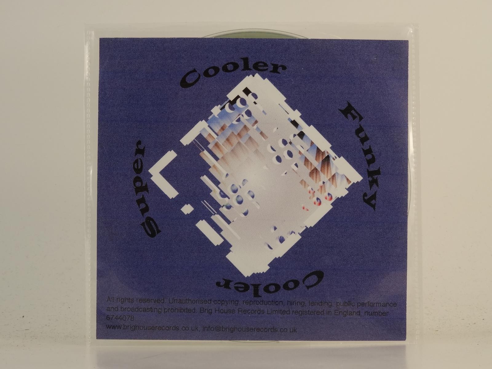 FUNKY COOLER SUPER COOLER (H1) 1 Track Promo CD Single including Picture Sleeve 