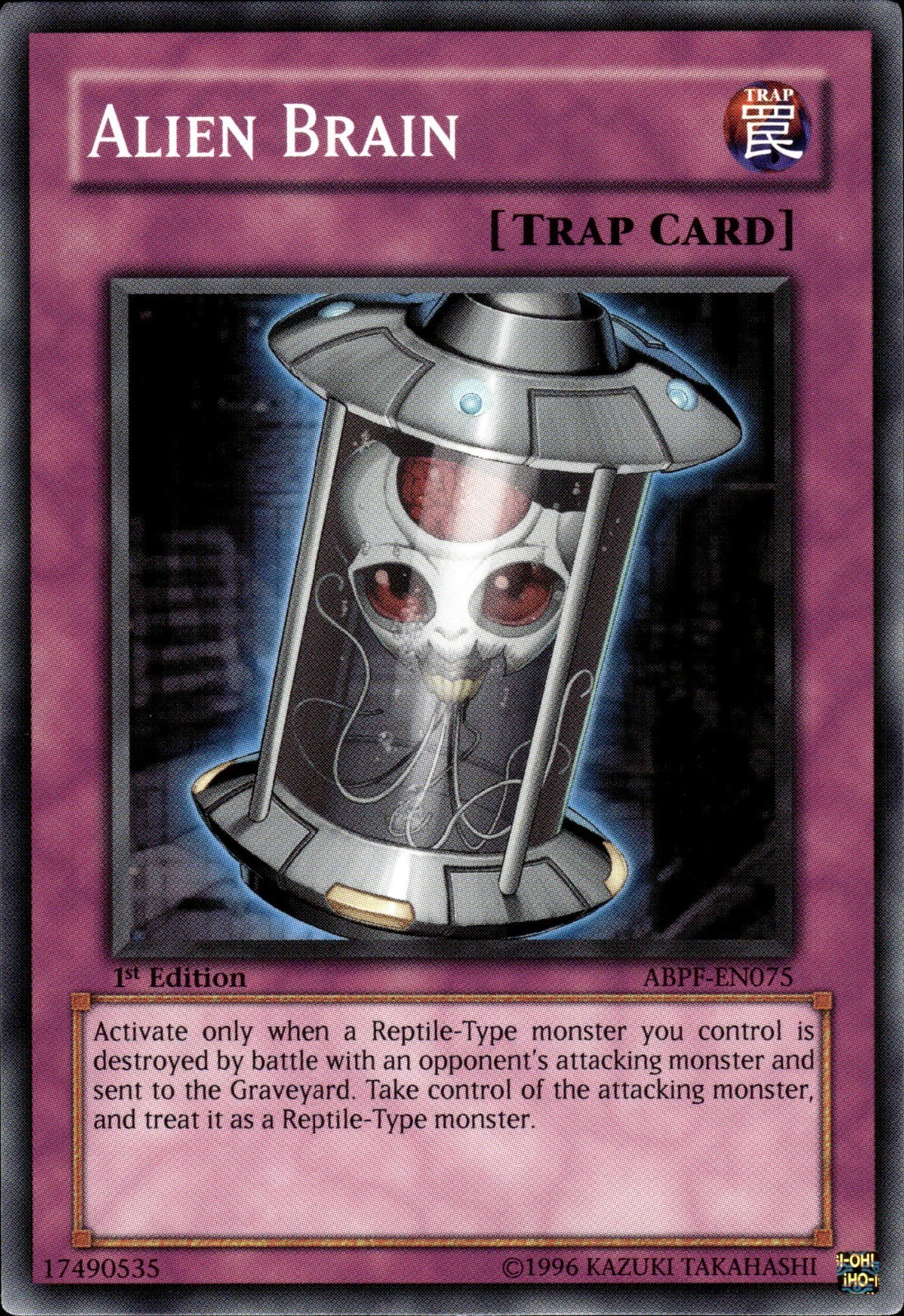 Alien Brain - 1st Edition ABPF-EN075 - LP - YuGiOh