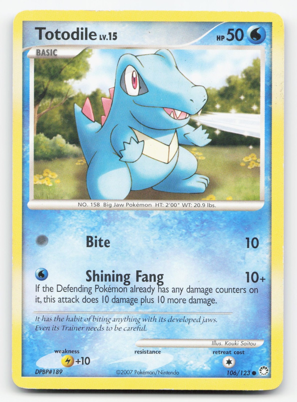 Totodile 106/123 - MP Comune - Tesori Misteriosi