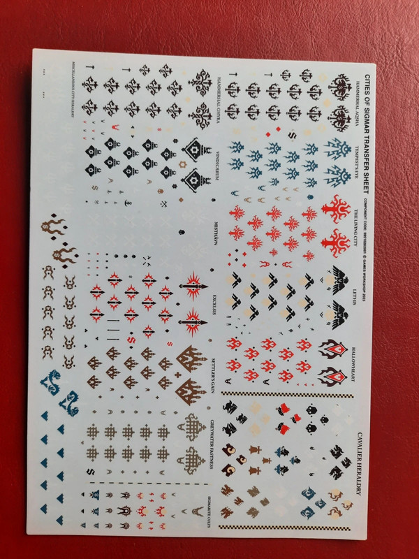 Age of Sigmar - Cities of Sigmar decals