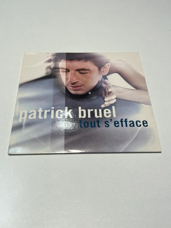 CD Single Patrick Bruel – Tout s'efface (Mais pas les micro-rayures !)
