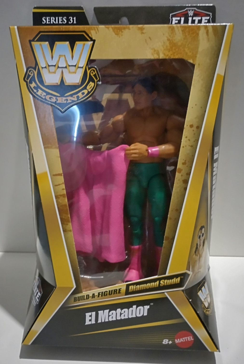 WWE Mattel Elite Collection Legends Series 31 El Matador - Scatola usurata - Rara