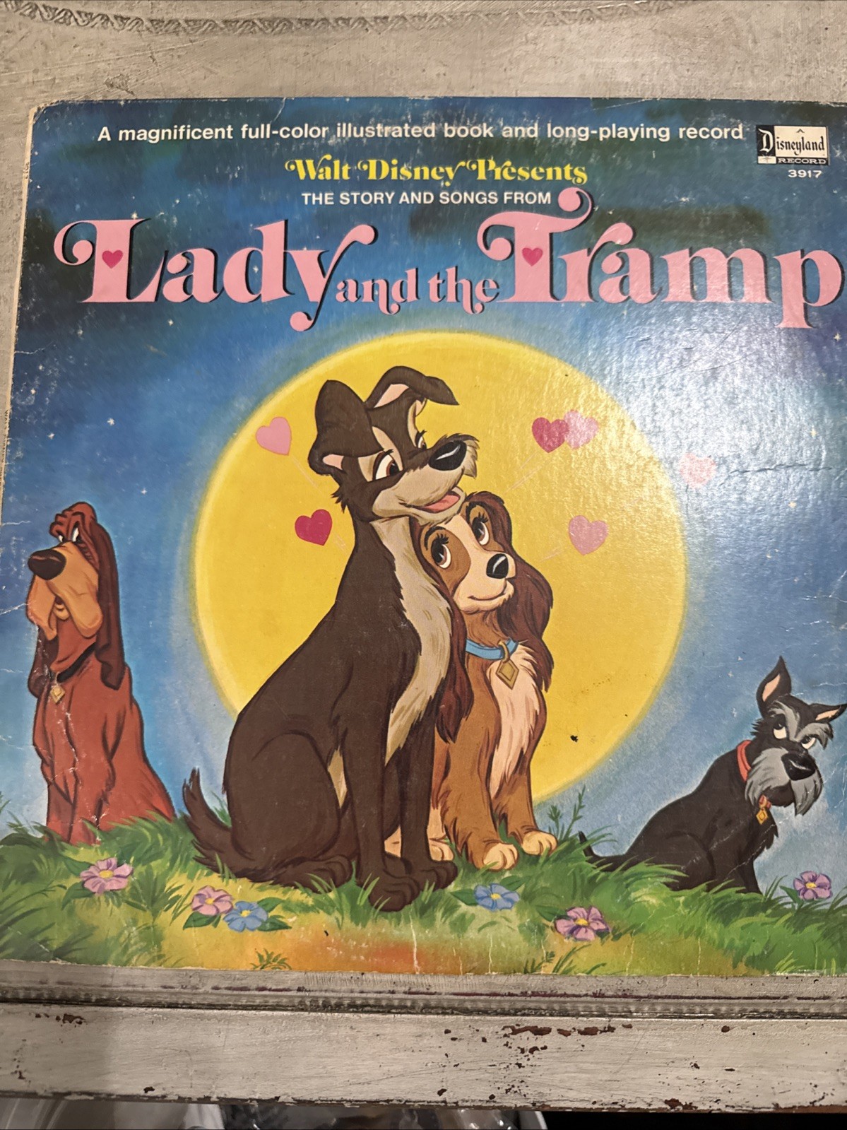LADY and the TRAMP the Story & The Songs 12” Vinyl LP, 1969 Disneyland 3917