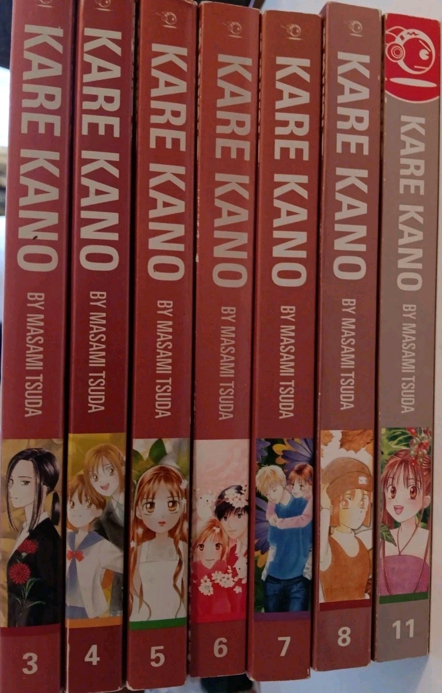 Kare Kano: Le sue e le sue circostanze vol. 3 4 5 6 7 8 11 manga oop prima stampa