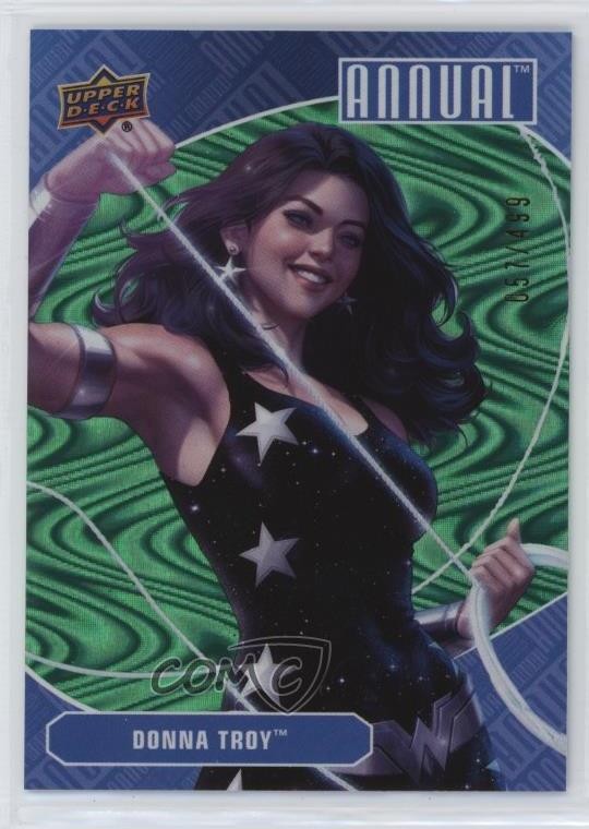 2023-24 Upper Deck DC Annual Green 57/499 Donna Troy #24 a2e