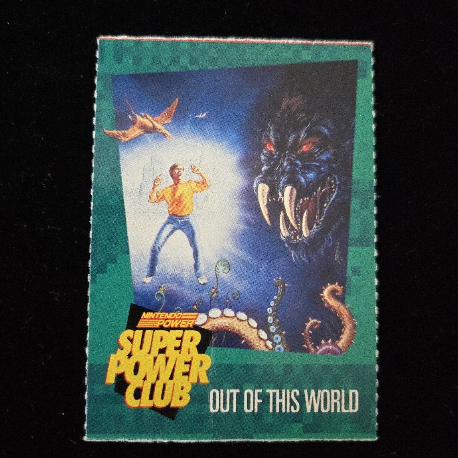Nintendo Power Super Power Club Magazine Card 65 Out Of This World