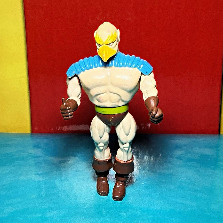 1983 Galoob Blackstar Palace Guard Bird Man Action Figure Vintage Loose 