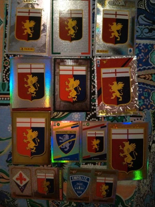 Genoa 11 scudetti figurine panini calciatori dal 2002