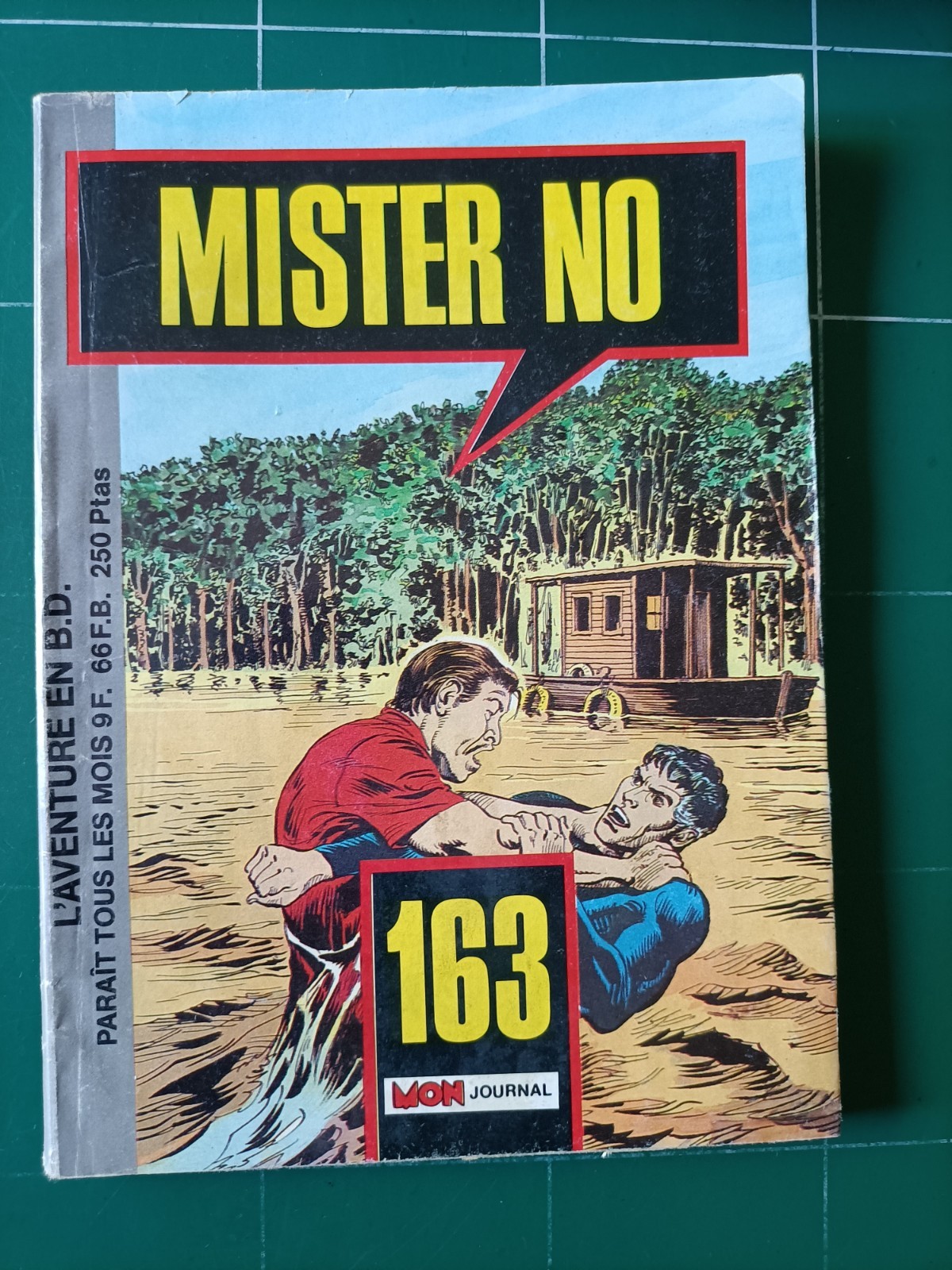 MISTER NO  n°  163    /  Juillet   1989  /   ME   / MON JOURNAL