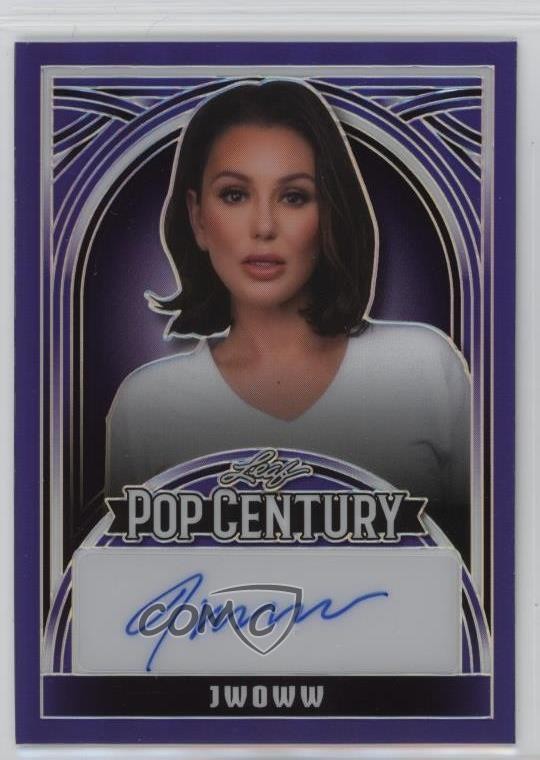 2024 Foglia Metallo Pop Century Viola Prismatico 4/10 JWoww #BA-JW2 Auto 1k0k