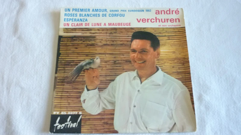 Disque vinyle 45T. André Verchuren -
