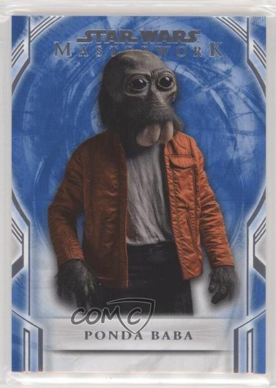 Topps Star Wars 2018 capolavoro Blue Ponda Baba #54 fm5