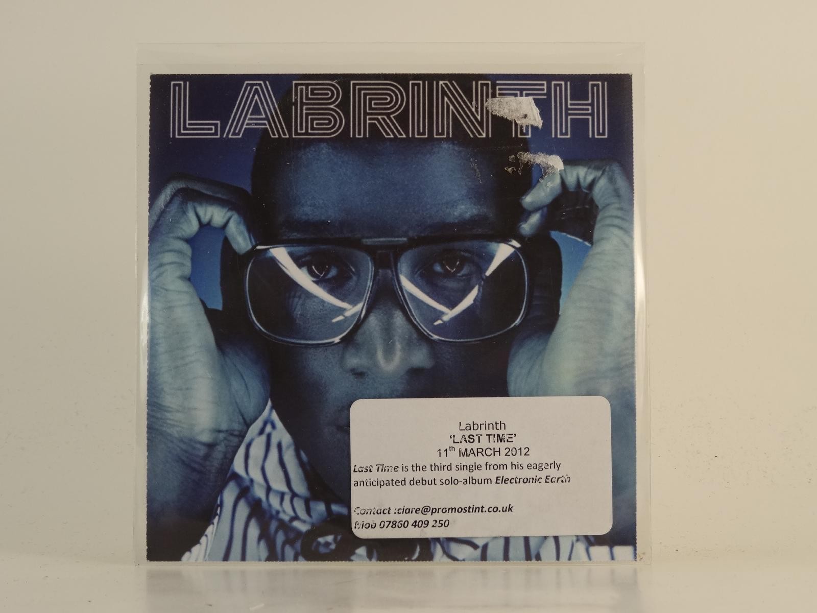 LABRINTH LAST TIME (H1) 1 Track Promo CD Single including Picture Sleeve SYCO