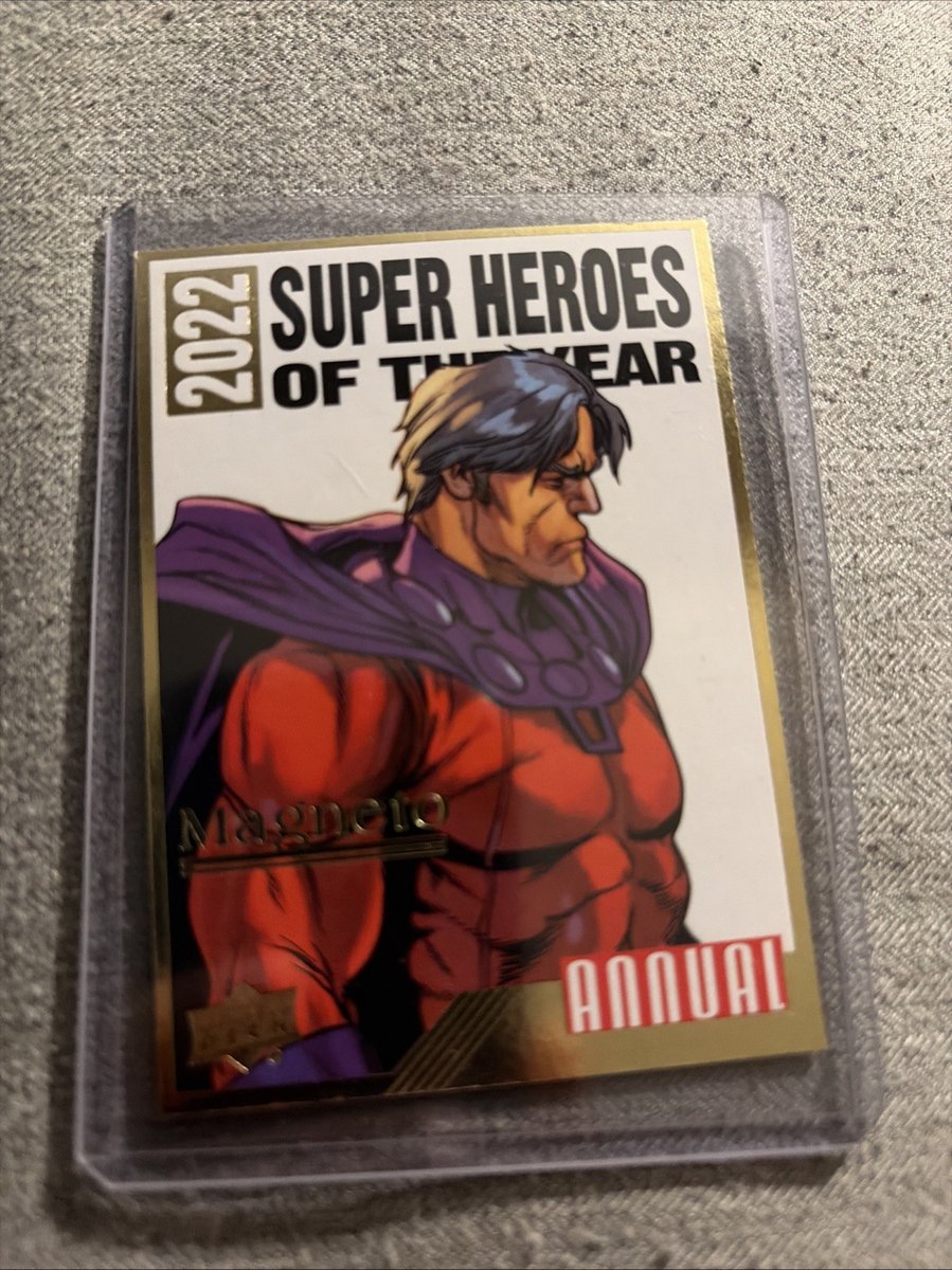 2022-23 UD Marvel Annual Superhero of the Year Magneto  #MI-4