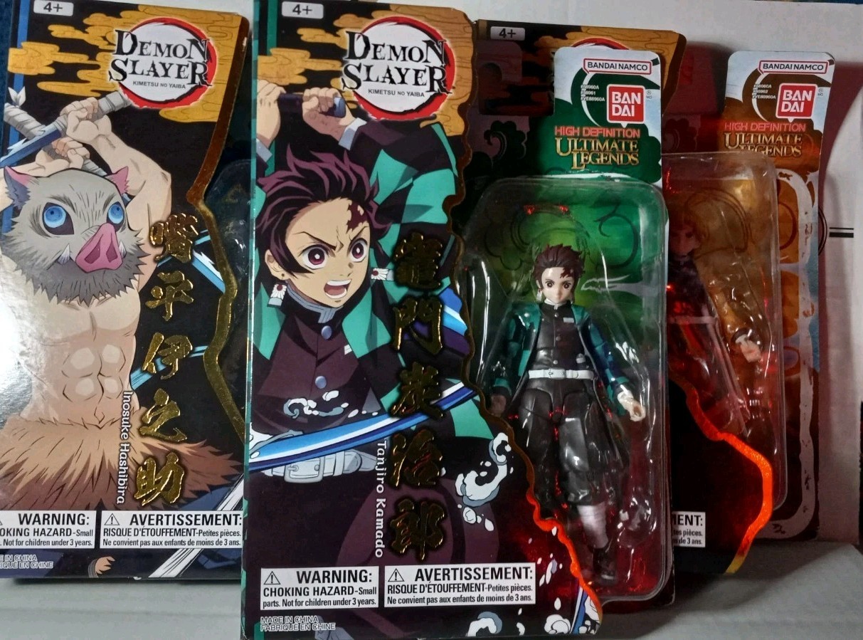 Lotto Bandai Demon Slayer Ultimate Legends Tanjiro, Zenitsu Inosuke
