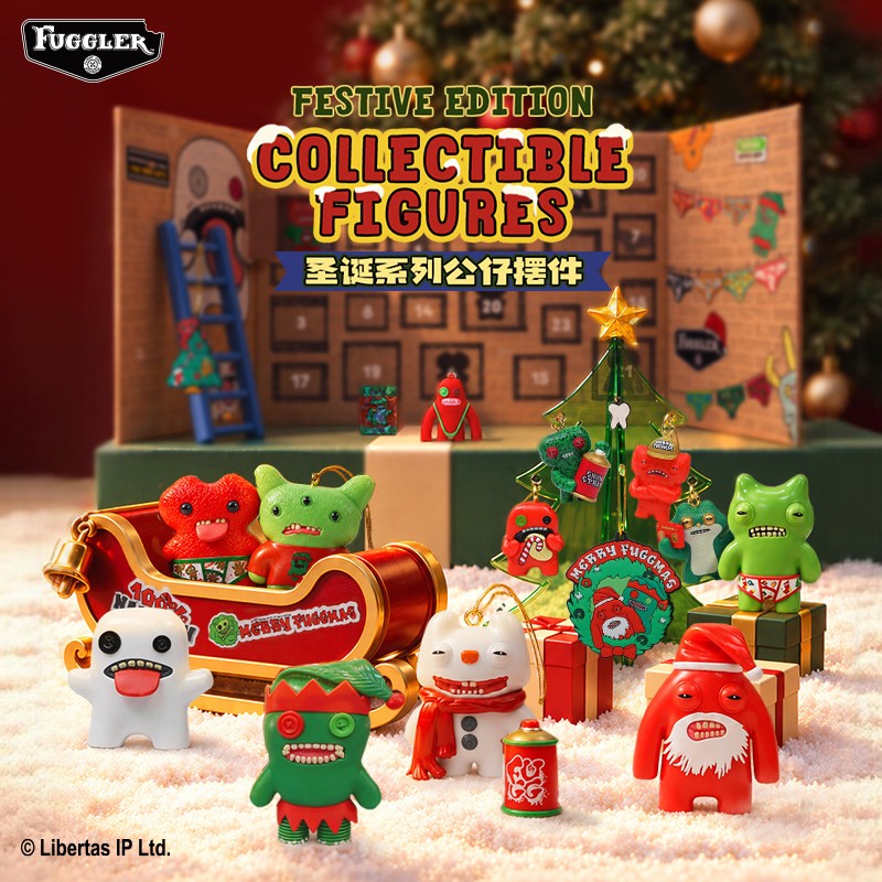 Fuggler Edizione Festiva Calendario Avvento Natale Edizione Fuggmas Figure Regalo