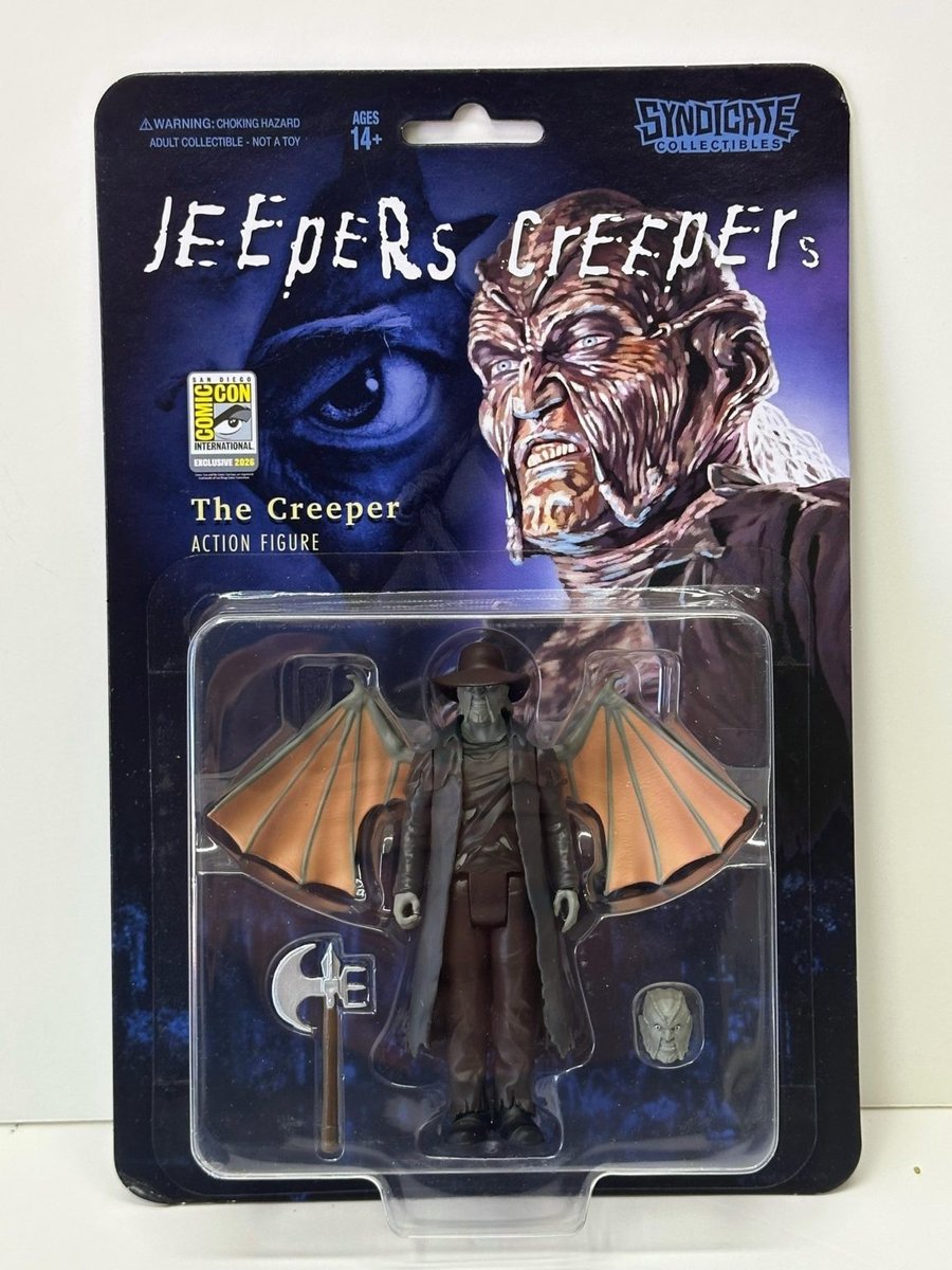 SDCC 2026 Jeepers Creepers The Creeper Action Figure Syndicate Collectibles Nuovo