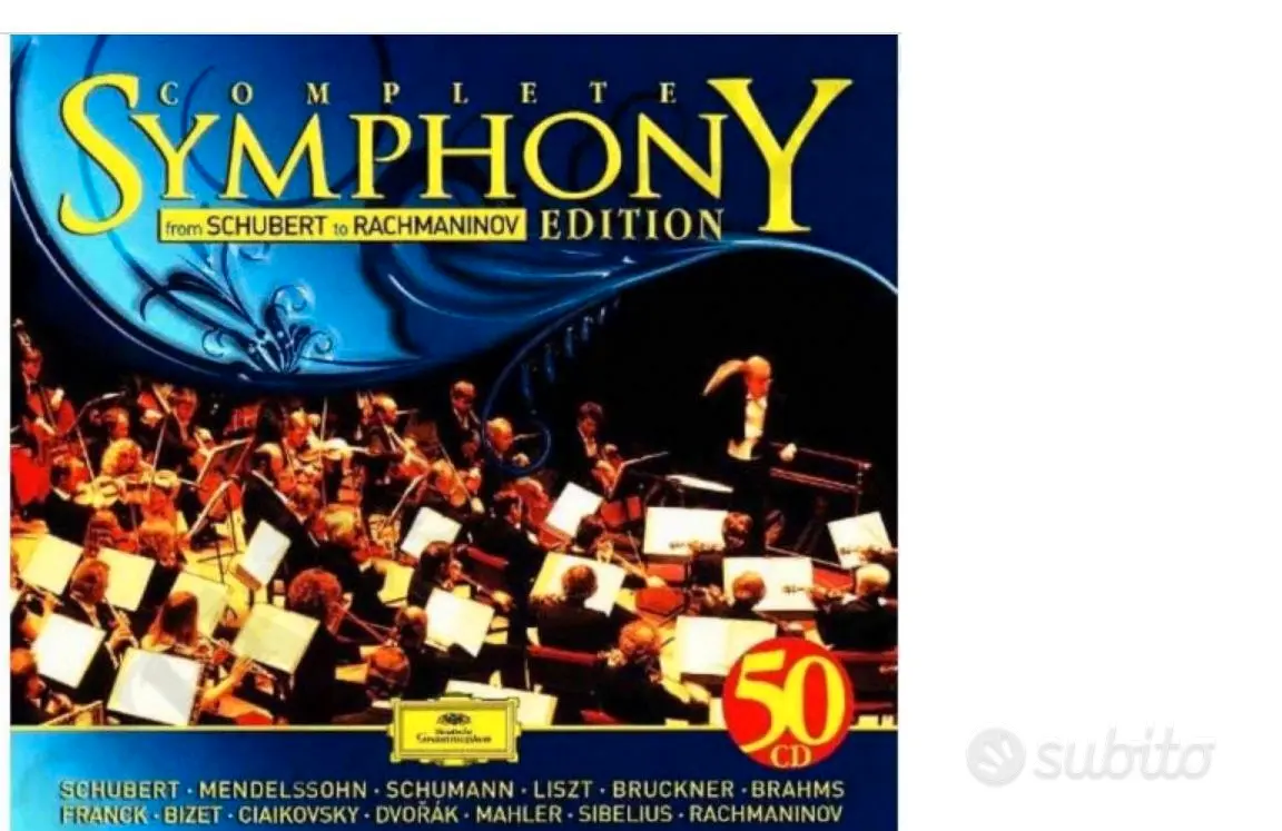 Complete Symphony 50 cd from Schubert to Rachmanin