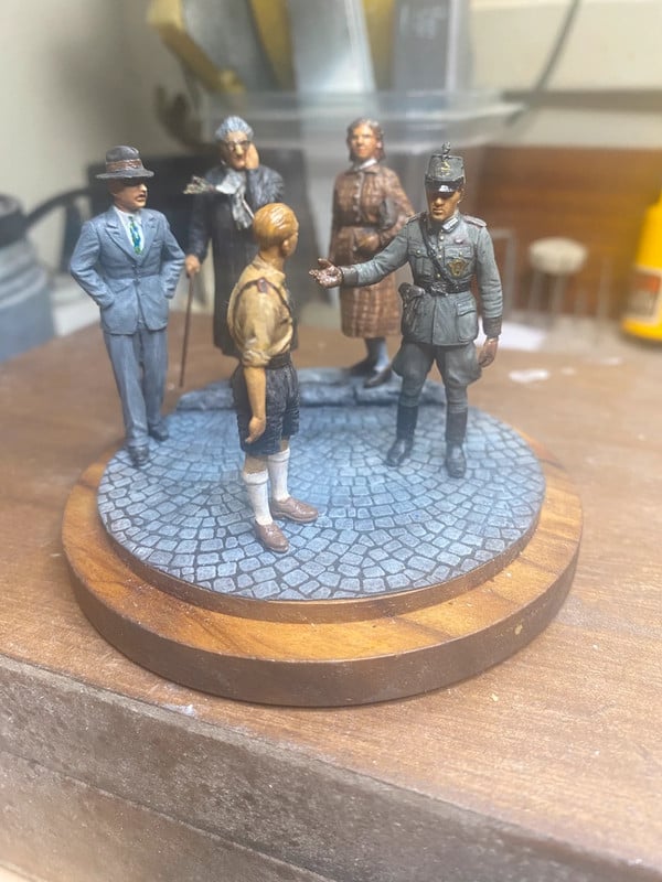 Diorama scenetta civili a Berlino