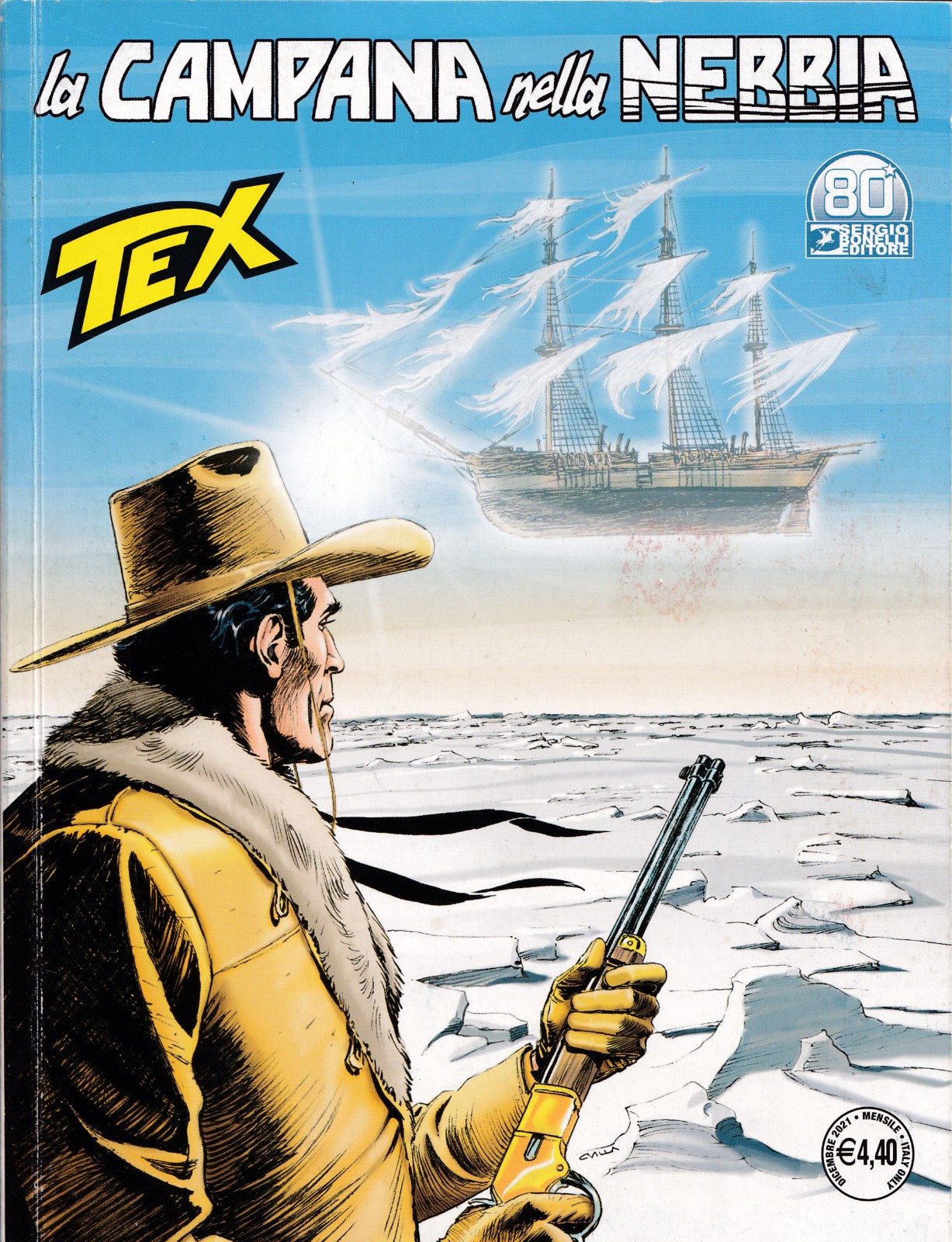 Tex n. 734 - La campana nella nebbia - Bonelli