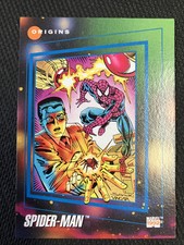 1992 Impel MARVEL UNIVERSE Series 3 - Origins - Spider Man  #162