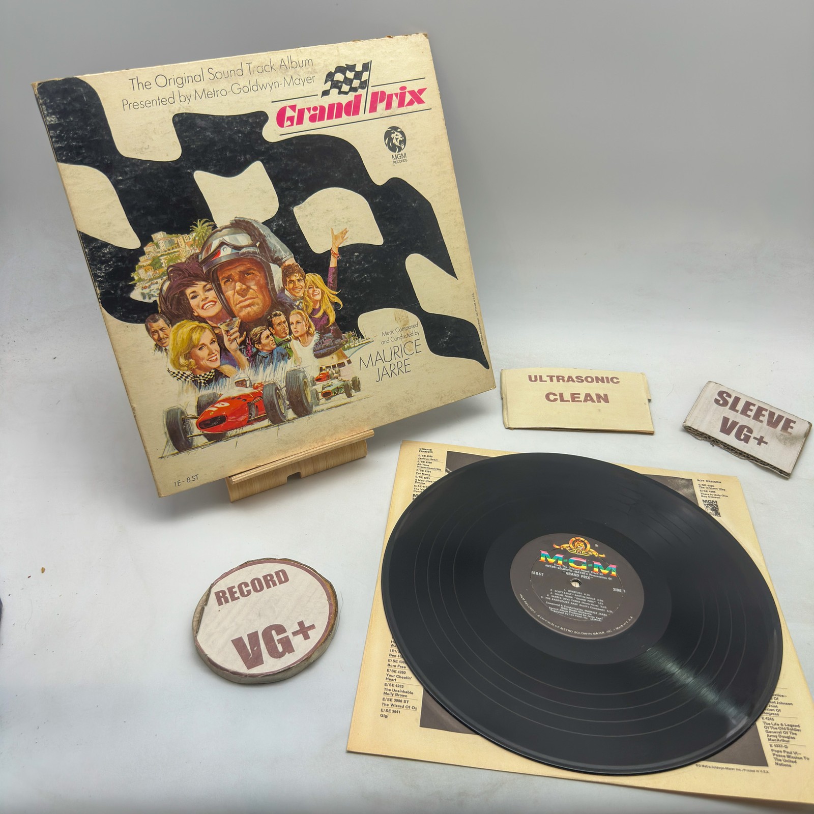 Maurice Jarre - Grand Prix (The Original VG+/VG+ 1966 Ultrasonic Clean Vinyl