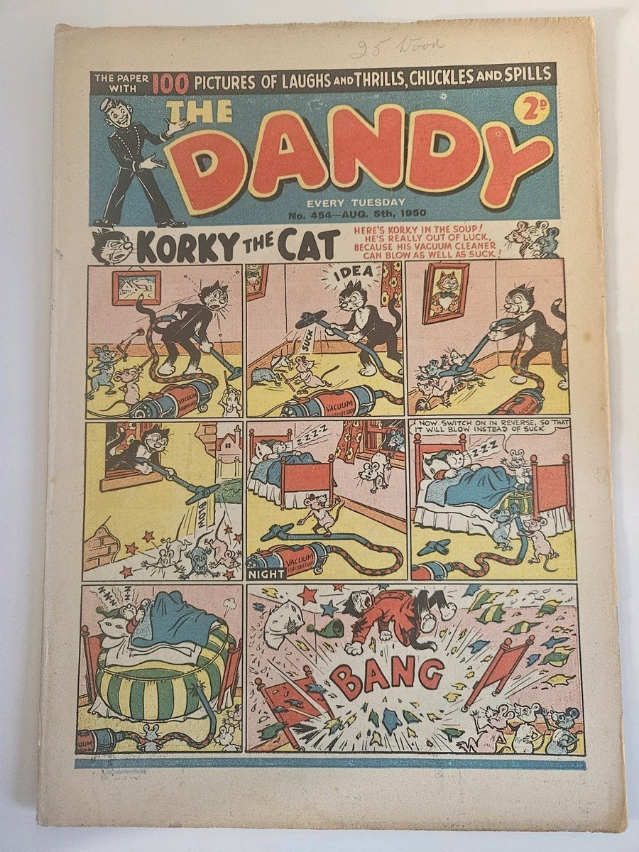 The Dandy Comic - #454 Aug 5th 1950  v/gd cond
