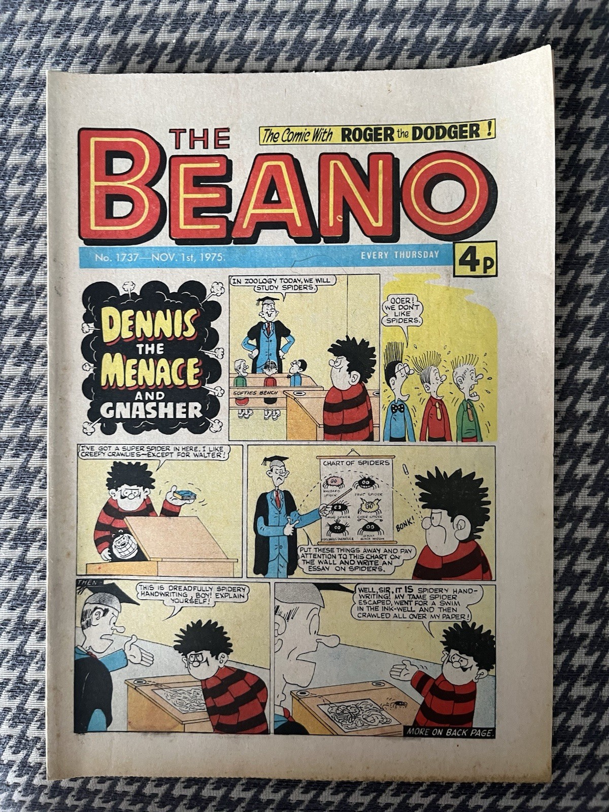 The Beano Comic No# 1737 Nov 1st 1975 FN/VF