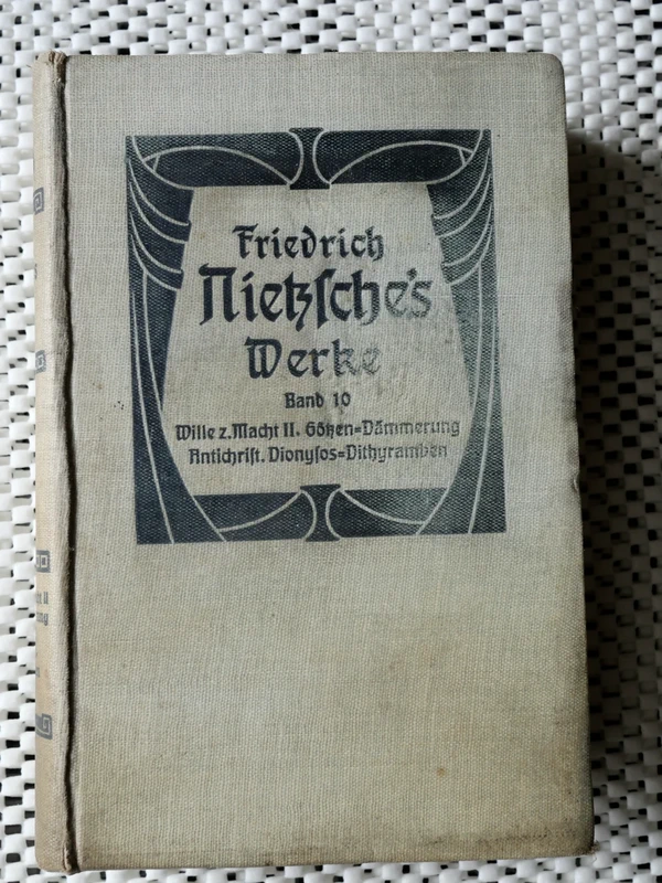 Friedrich Nietzsche, Werke, Band 10 (Taschenausgabe) (in Fraktur))