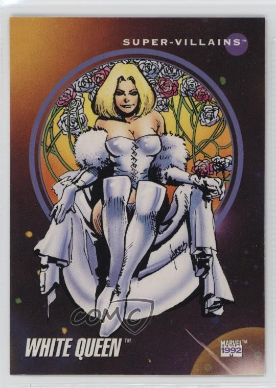 1992 Impel Marvel Universe Series III Super-Villains White Queen #123 1p66