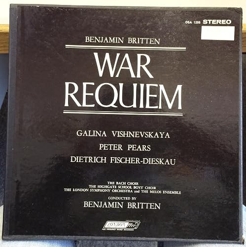 Benjamin Britten War Requiem vinyl record