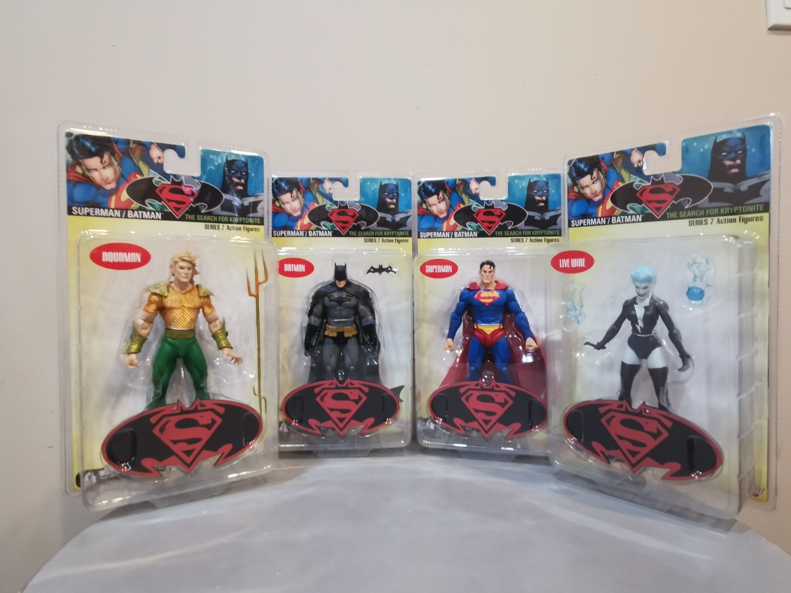 Superman/ Batman Series 7 The Search For Kryptonite Complete Set Live Wire