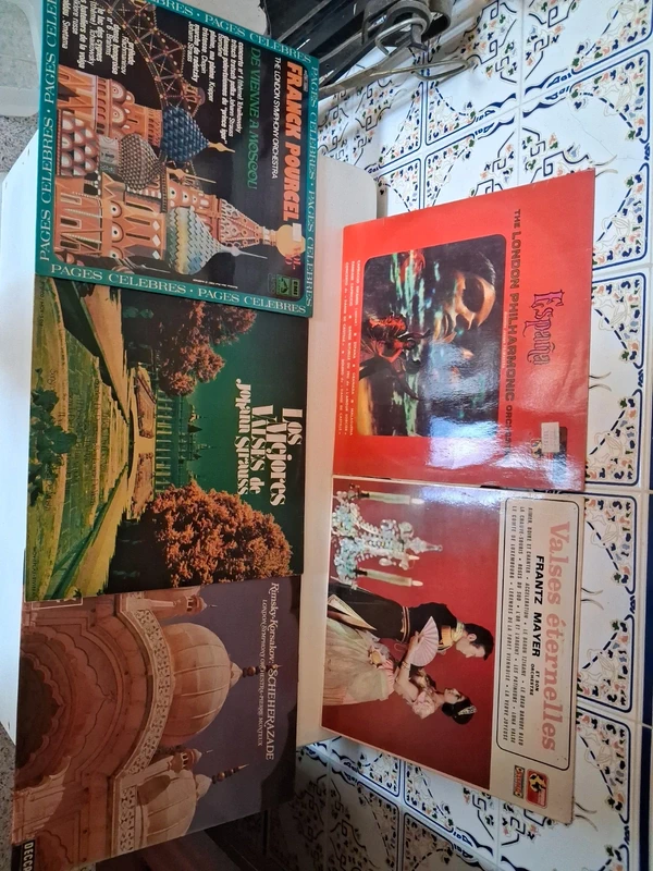 Pack de 5 álbuns em vinil