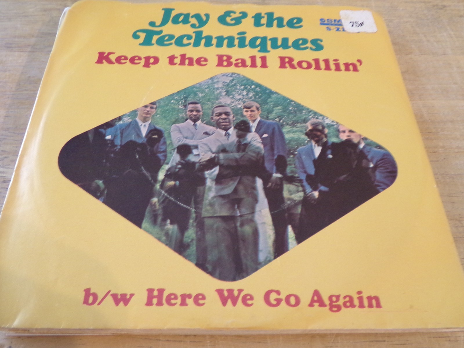 Lot of (7) Jay & The Techniques  45s - Various labels (4) w/PS