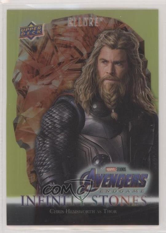 2022 Upper Deck Marvel Allure Gold Soul Stone 72/99 Chris Hemsworth as Thor 10hd
