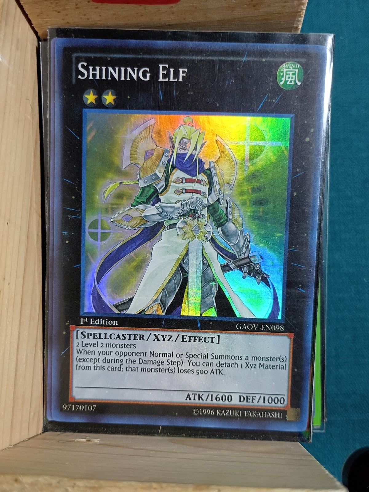Elfo Lucente GAOV-EN098 Super Rara 1° Edizione Yu-Gi-Oh Signore Galattico