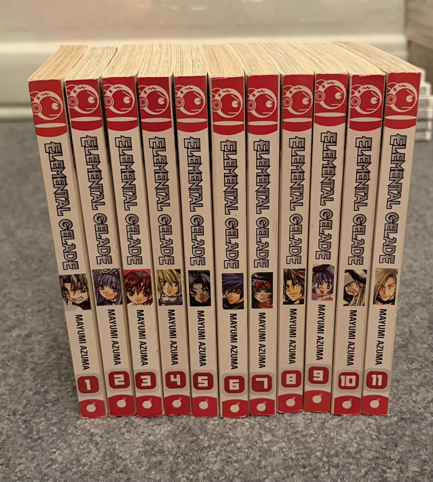 Elemental Gelade Volumi Lotto 1-11 Manga!! Tokyopop inglese!!