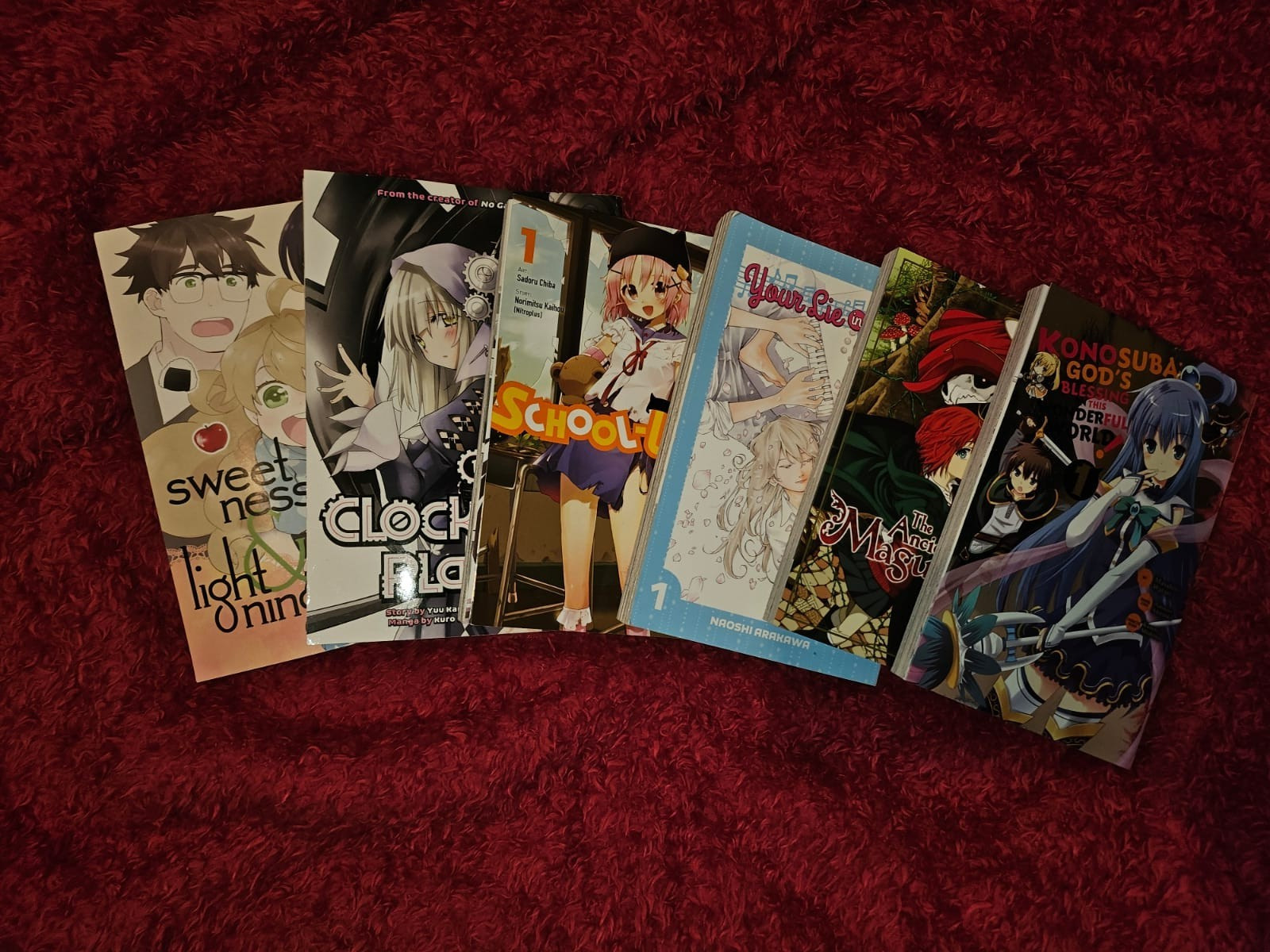 Manga 6 book bundle (english)