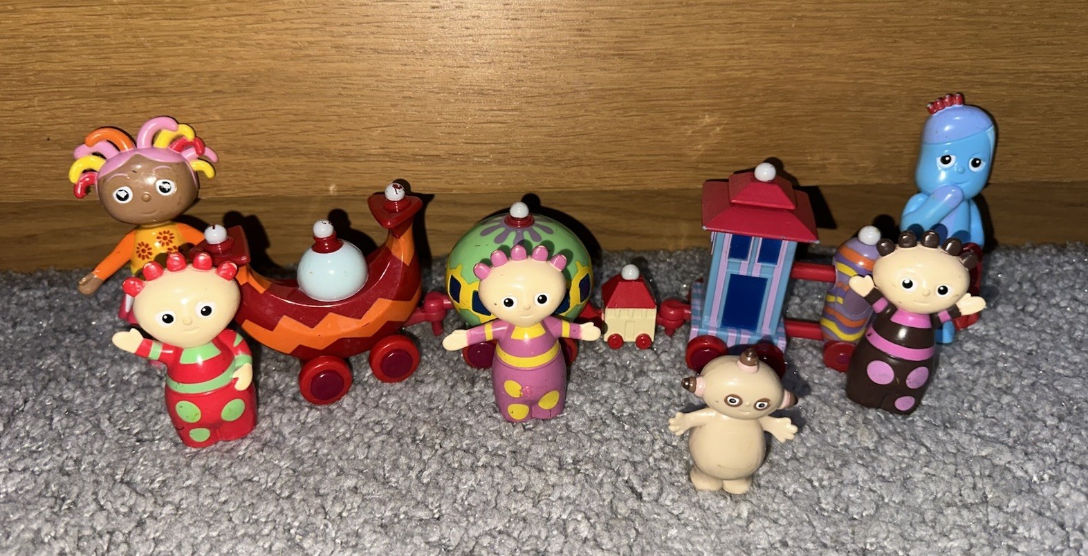 In The Night Garden Full Set Of Toy Figures / Tombliboos / Ninky Nonk Train