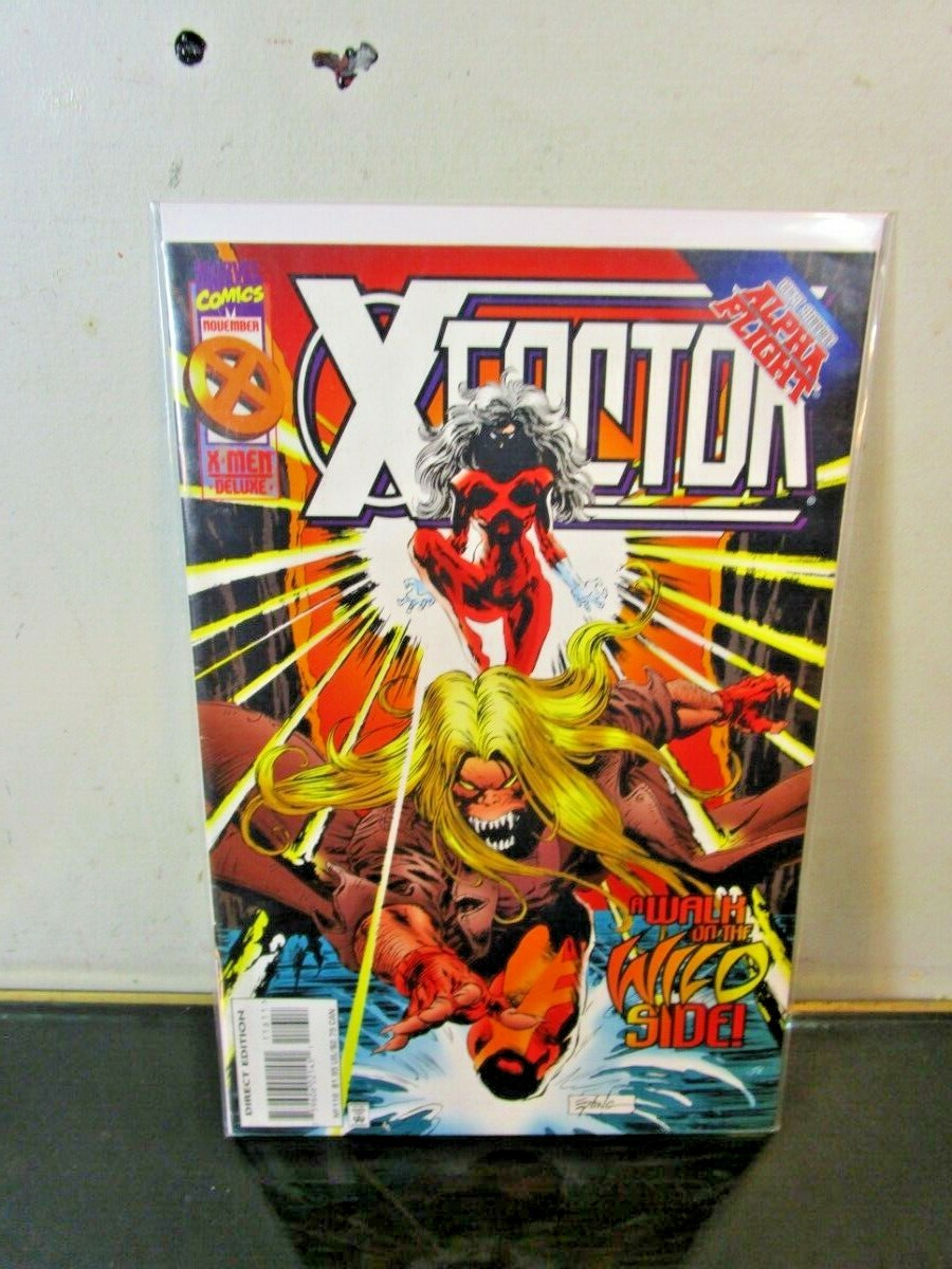 X-Factor #116D Deluxe Variant FN 1995 MARVEL IMBARCATO CON SACCO