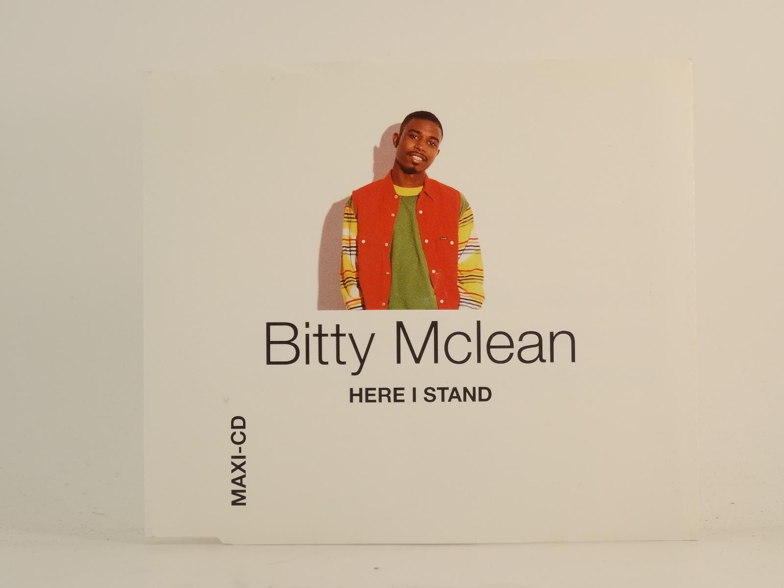 BITTY MCLEAN HERE I STAND (H1) 4 Track CD Single including Picture Sleeve BRILLI