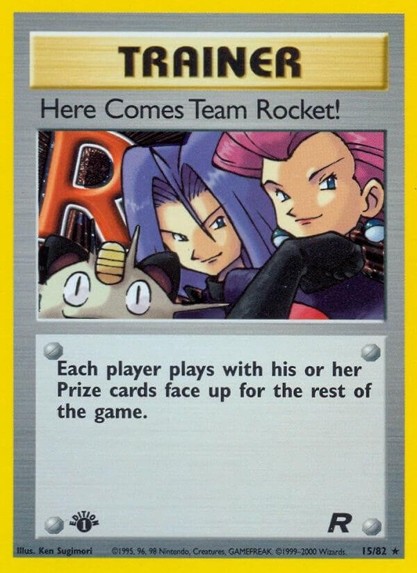 Arriva il razzo della squadra! (71) Raro Team Rocket 71/82 1° Edizione NM