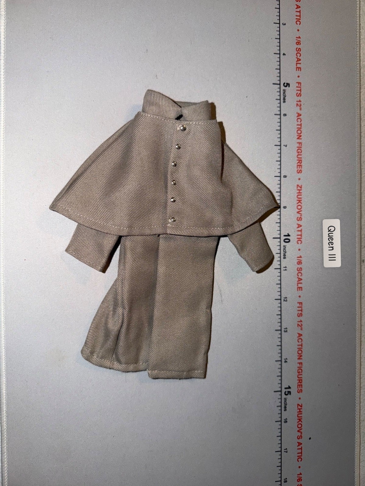 Cappotto vestito confederato guerra civile scala 1/6