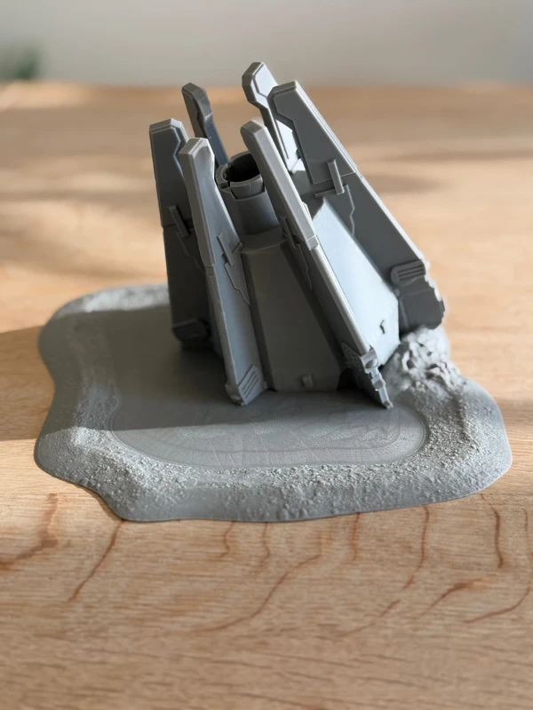 Crashed Droppod for wargaming terrain