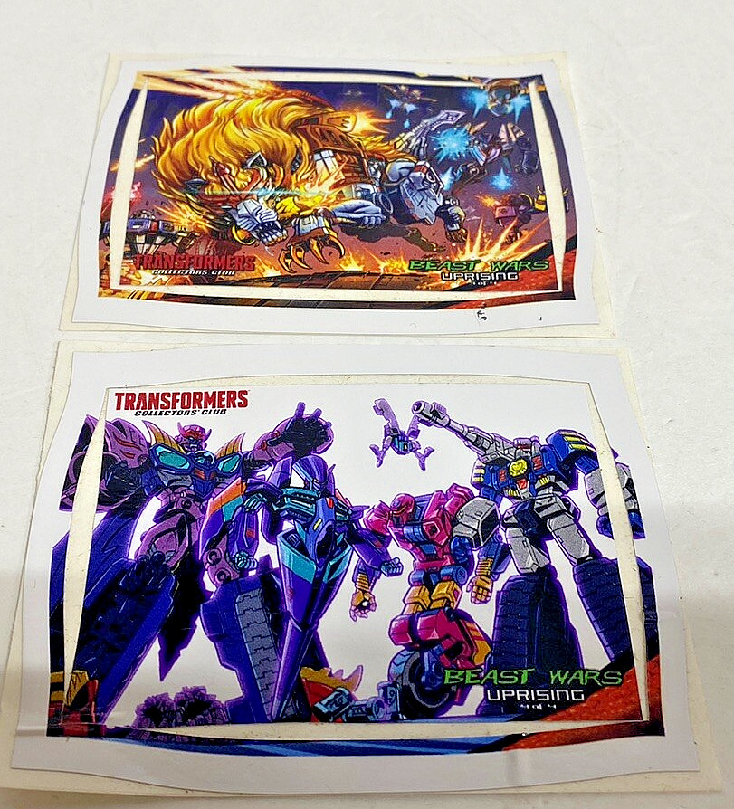 Adesivi Transformers Botcon Beast Wars Rivolta, Lio Convoy & Vehicon Droni