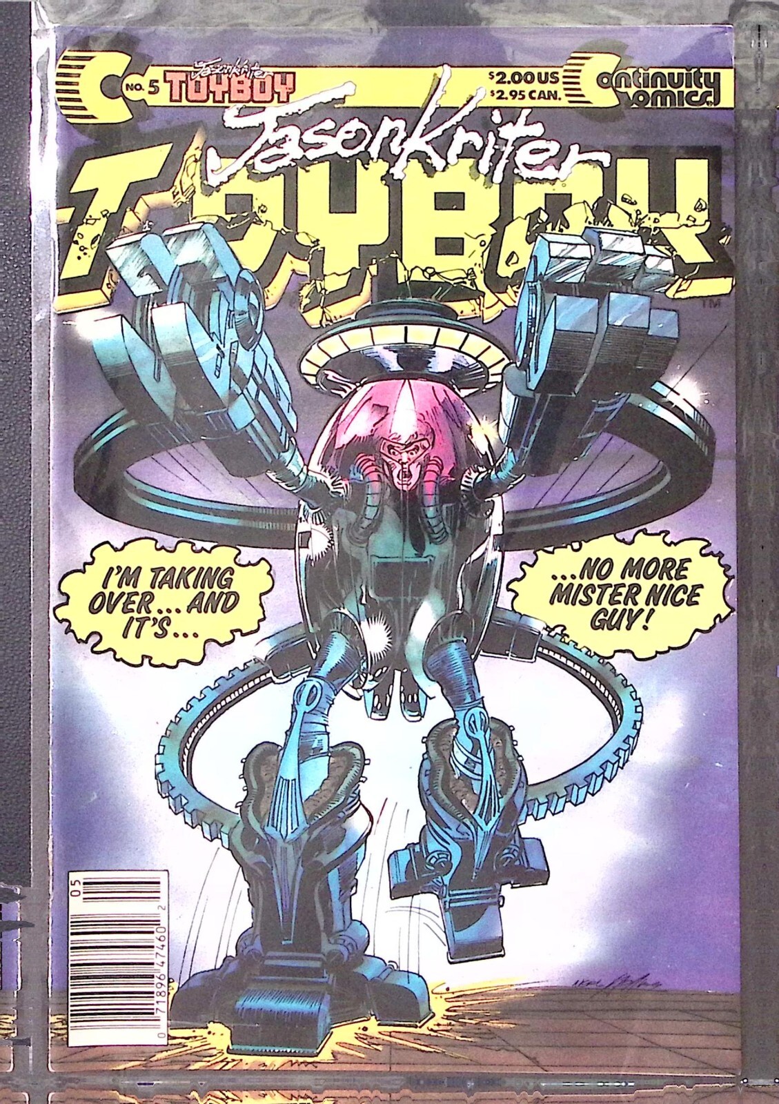 1986 JASON KRITER TOYBOY #5 CONTINUITY COMICS  EXC  Z2026
