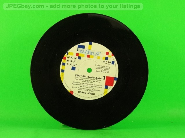 JONES,GRACE PARTY GIRL (PLAIN SLEEVE) (137) 7" MANHATTAN